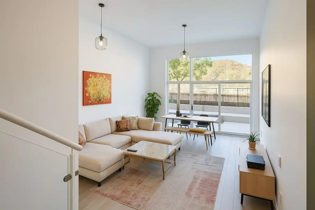Sala de estar de Planta baja en venta en Benahavís con Aire acondicionado, Calefacción y Jardín privado