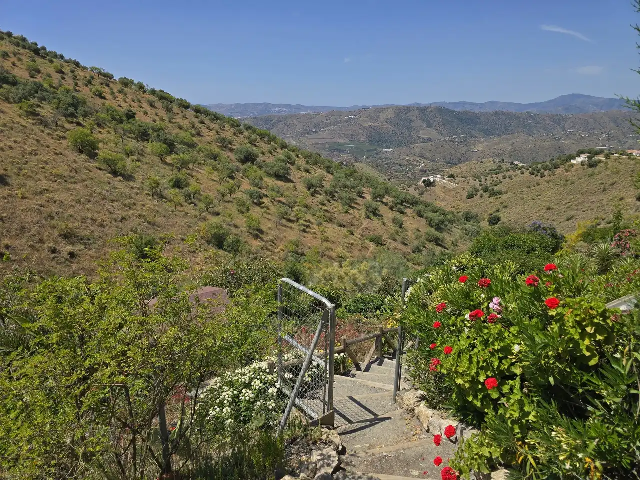 Jardí de Casa o xalet en venda en Canillas de Aceituno amb Aire condicionat, Terrassa i Piscina