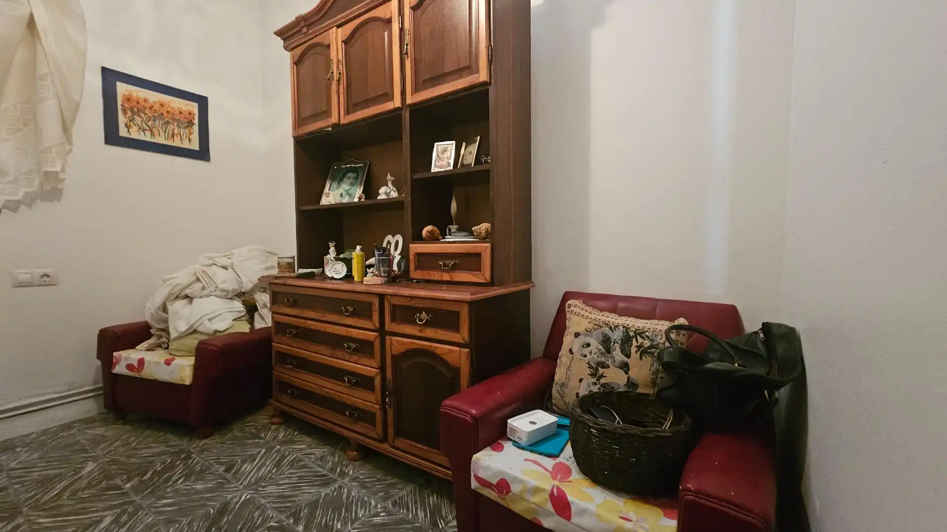 Sala de estar de Casa adosada en venta en Cee con Terraza y Trastero