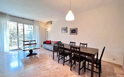 Dining room of Flat to rent in  Barcelona Capital  with Air Conditioner and Balcony