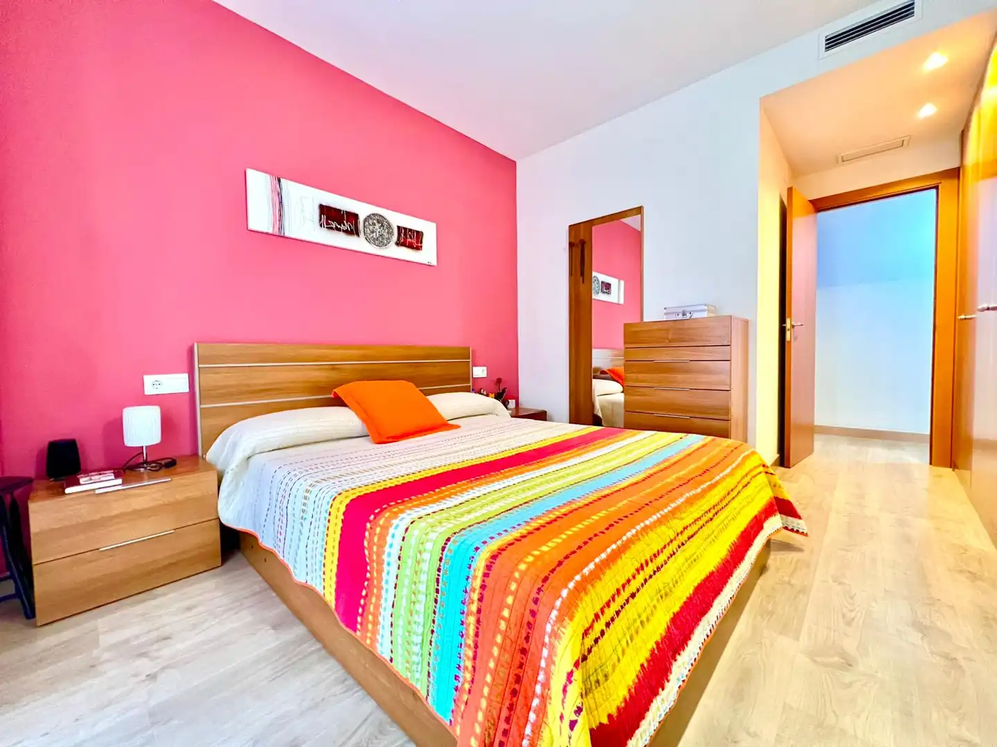 Bedroom of Flat for sale in Montcada i Reixac  with Air Conditioner, Heating and Parquet flooring