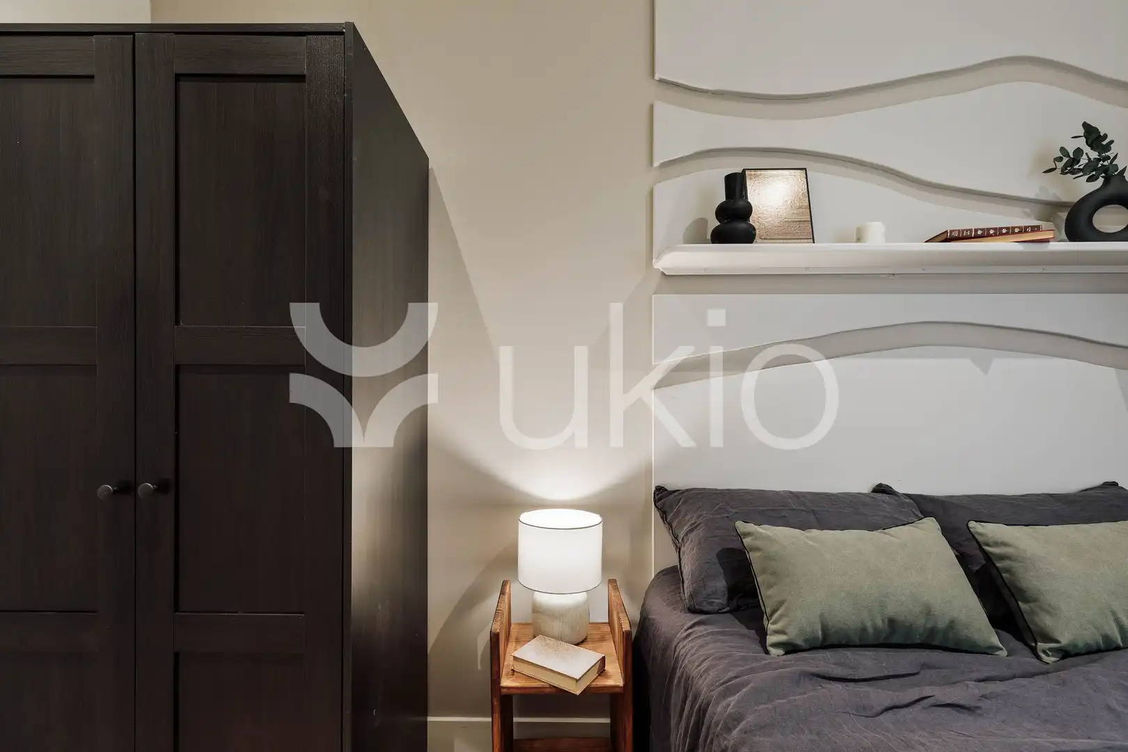 Schlafzimmer von Wohnungen zur Miete in Barcelona mit Klimaanlage, Heizung und Möbliert