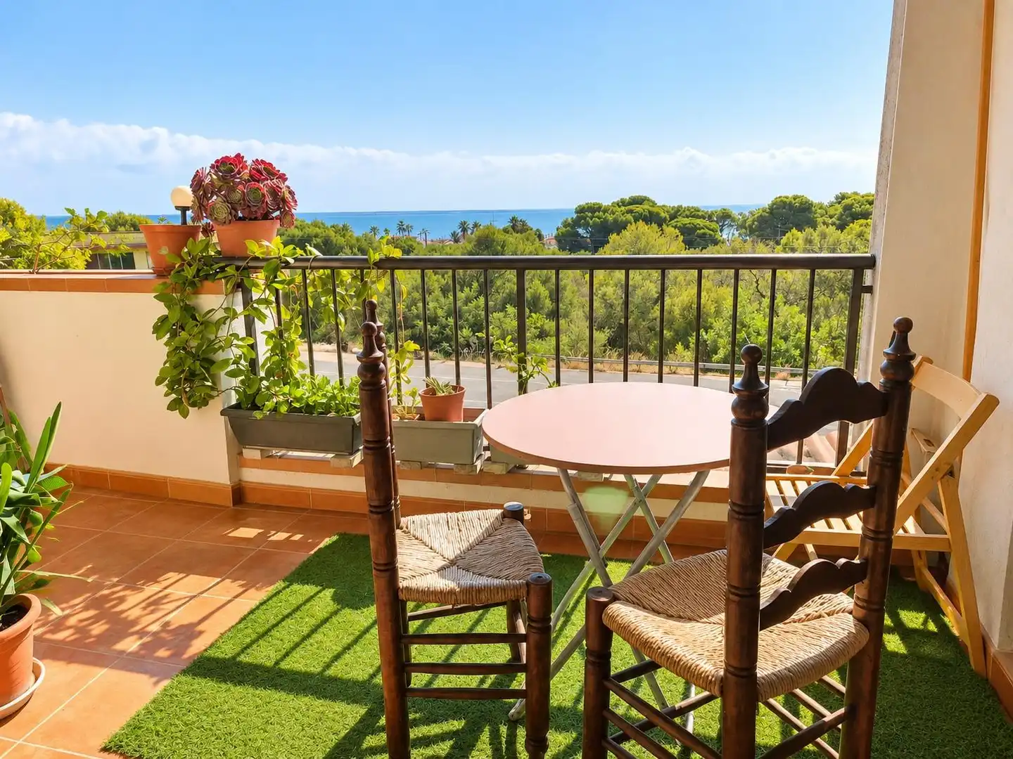 Terrasse von Wohnung zum Verkauf in Alcanar mit Klimaanlage, Heizung und Terrasse