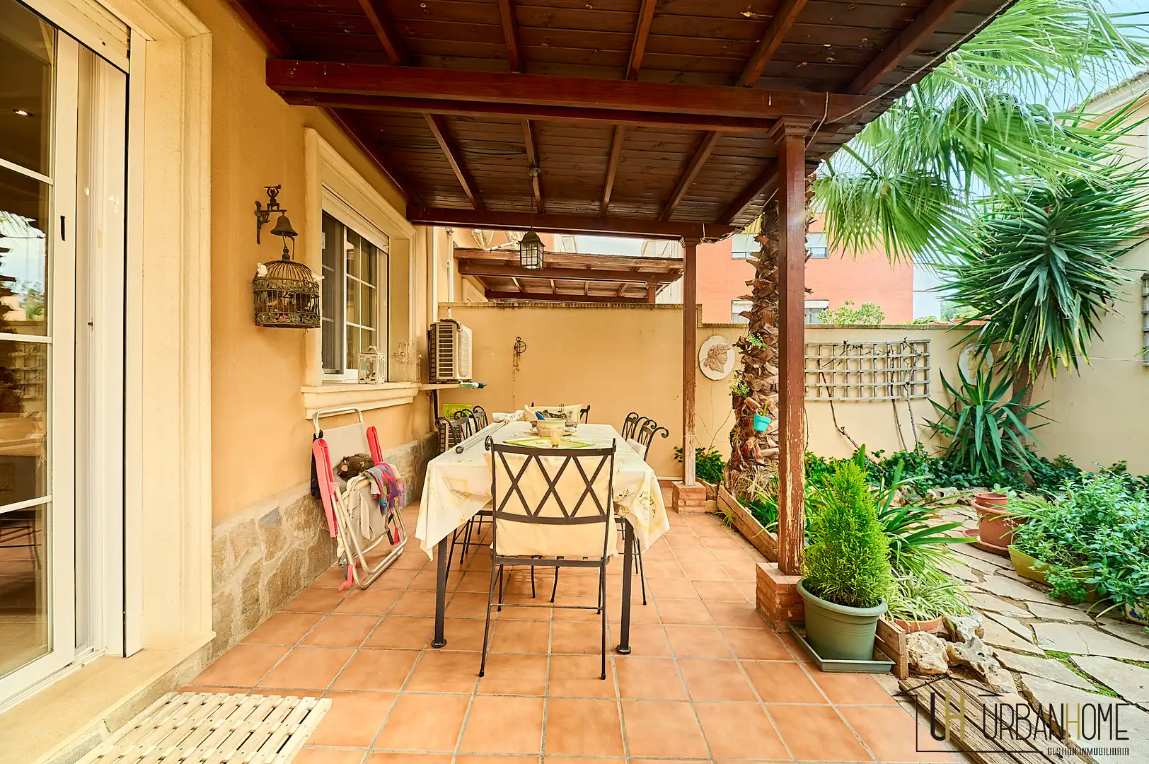 Terraza de Casa adosada en venta en Rocafort con Aire acondicionado, Calefacción y Balcón