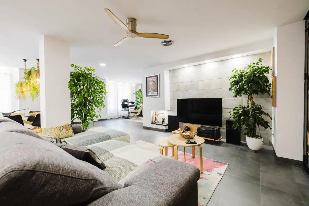 Sala de estar de Loft en venta en Málaga con Aire acondicionado, Calefacción y Trastero