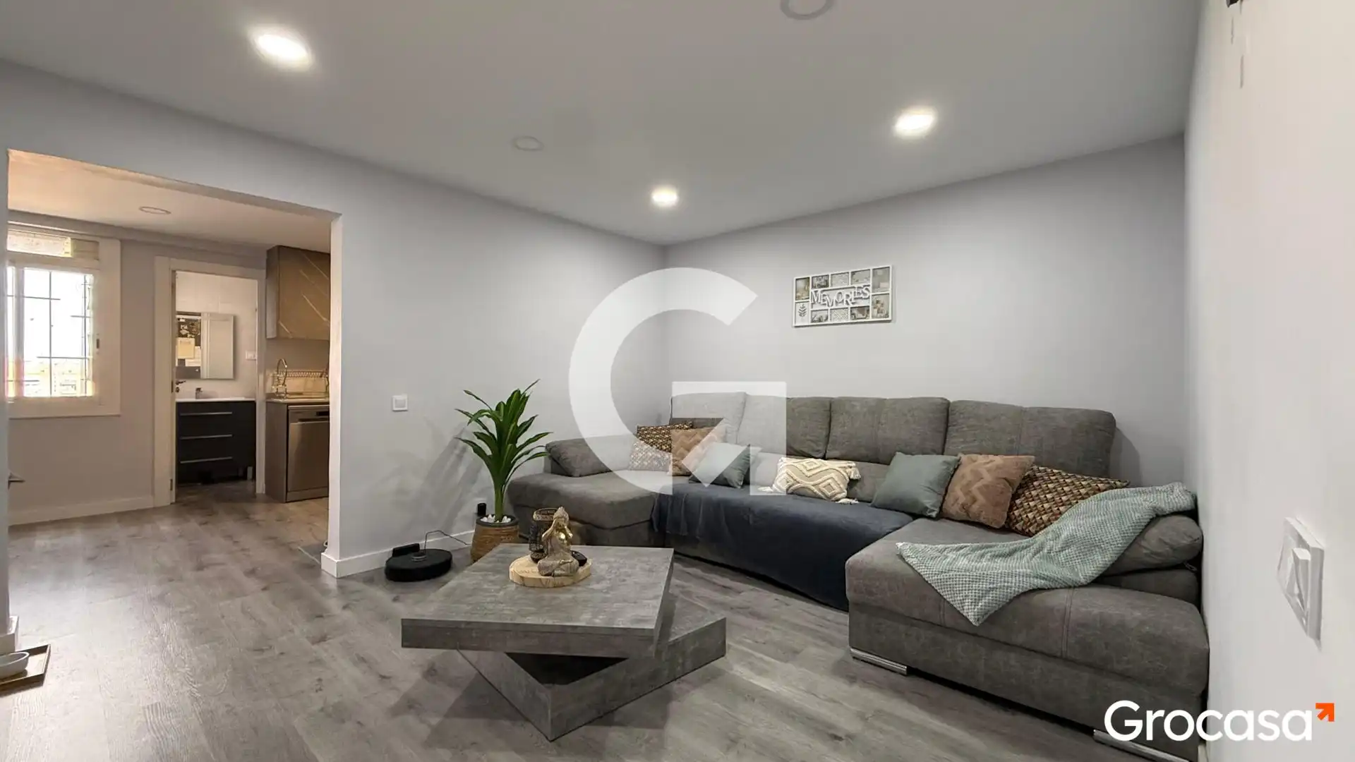 Sala d'estar de Pis en venda en Mataró amb Aire condicionat, Calefacció i Forn