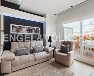 Living room of Attic to rent in  Valencia Capital  with Air Conditioner and Terrace