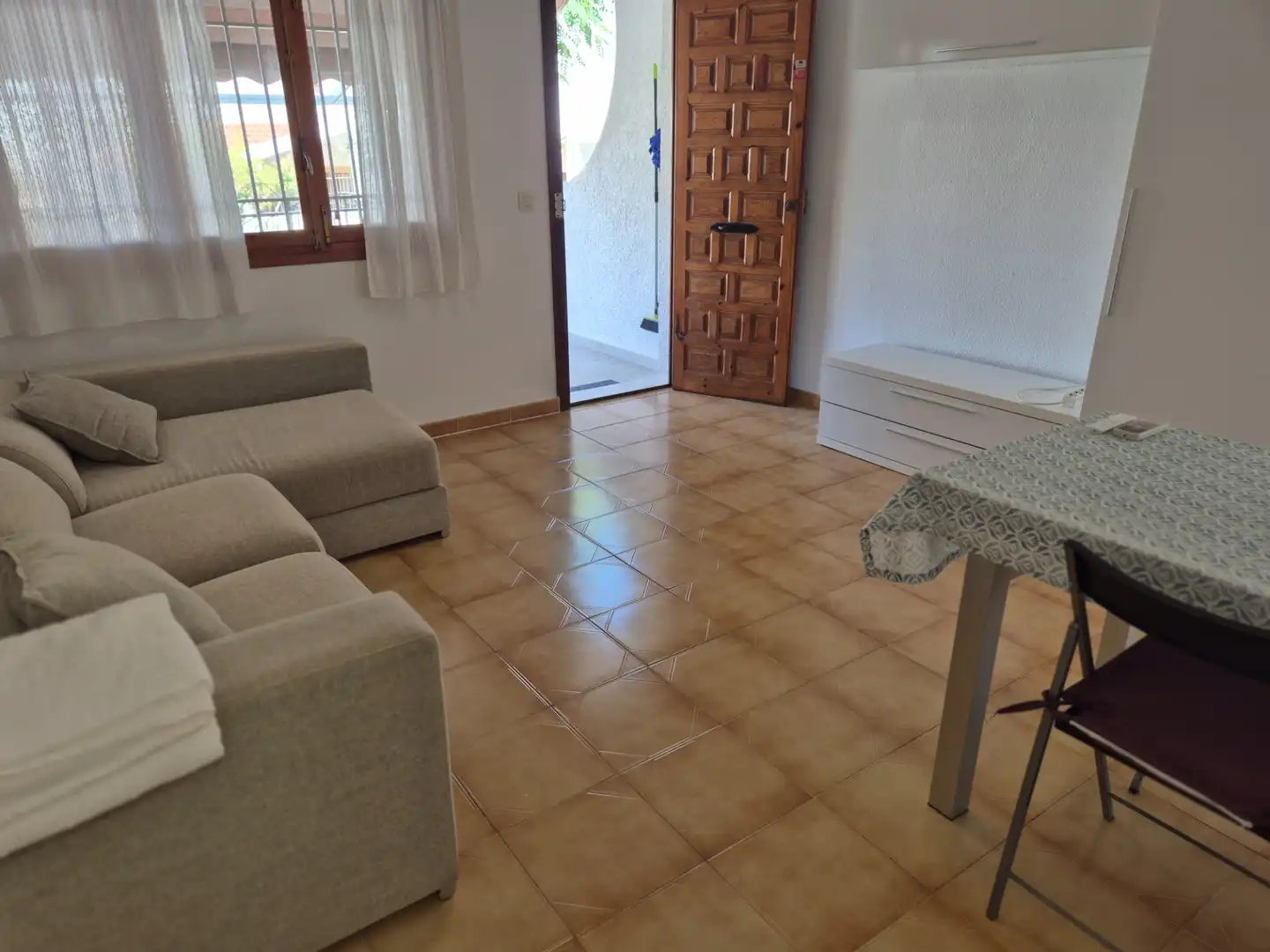 Sala de estar de Casa o chalet de alquiler en Santa Pola con Aire acondicionado, Terraza y Amueblado