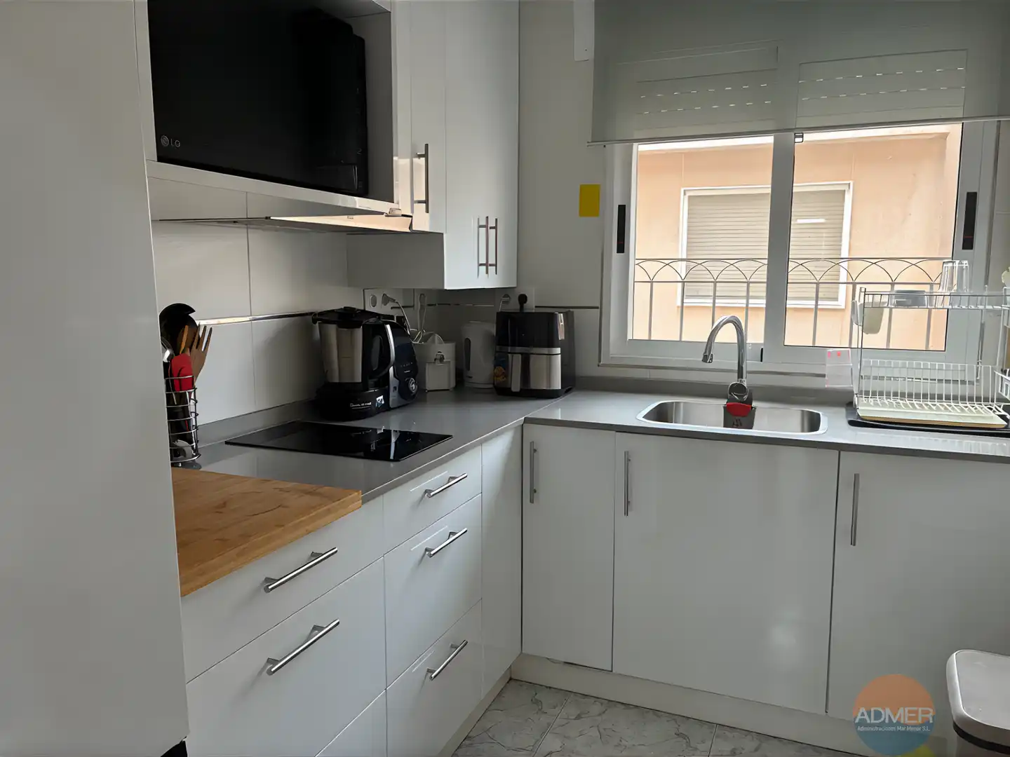 Kitchen of Flat for sale in San Javier  with Air Conditioner, Storage room and Furnished