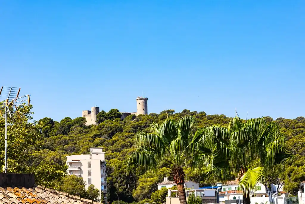 Exterior view of Attic for rent in  Palma de Mallorca  with Air Conditioner, Heating and Terrace