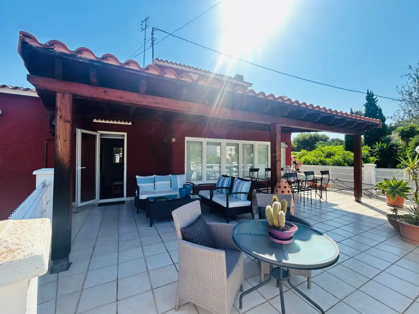 Terraza de Casa o chalet en venta en Dénia con Aire acondicionado, Calefacción y Jardín privado