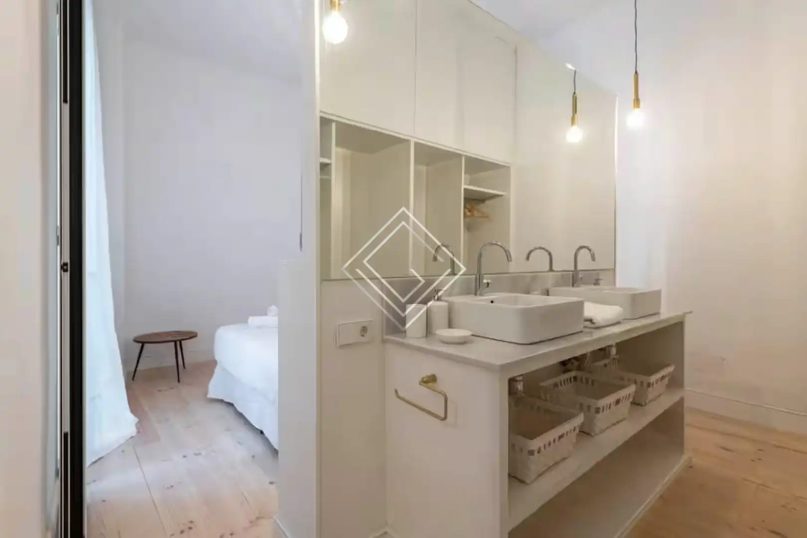 Badezimmer von Wohnung zur Miete in Centro