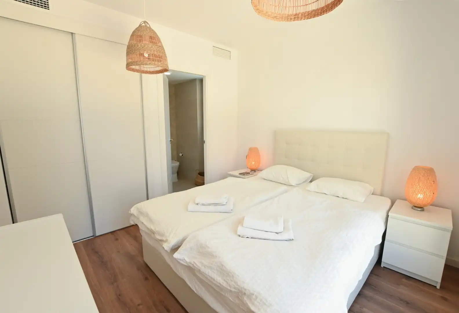 Dormitori de Apartament en venda en Calpe / Calp amb Aire condicionat, Terrassa i Traster