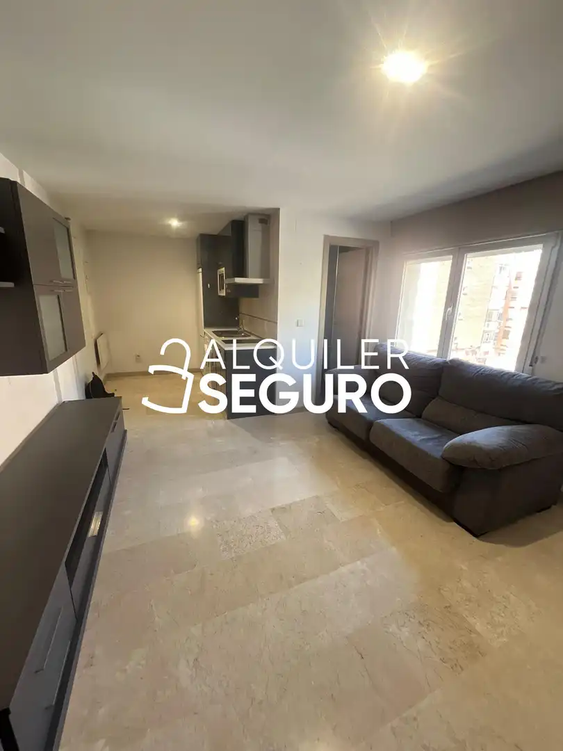 Sala de estar de Loft de alquiler en Madrid con Amueblado