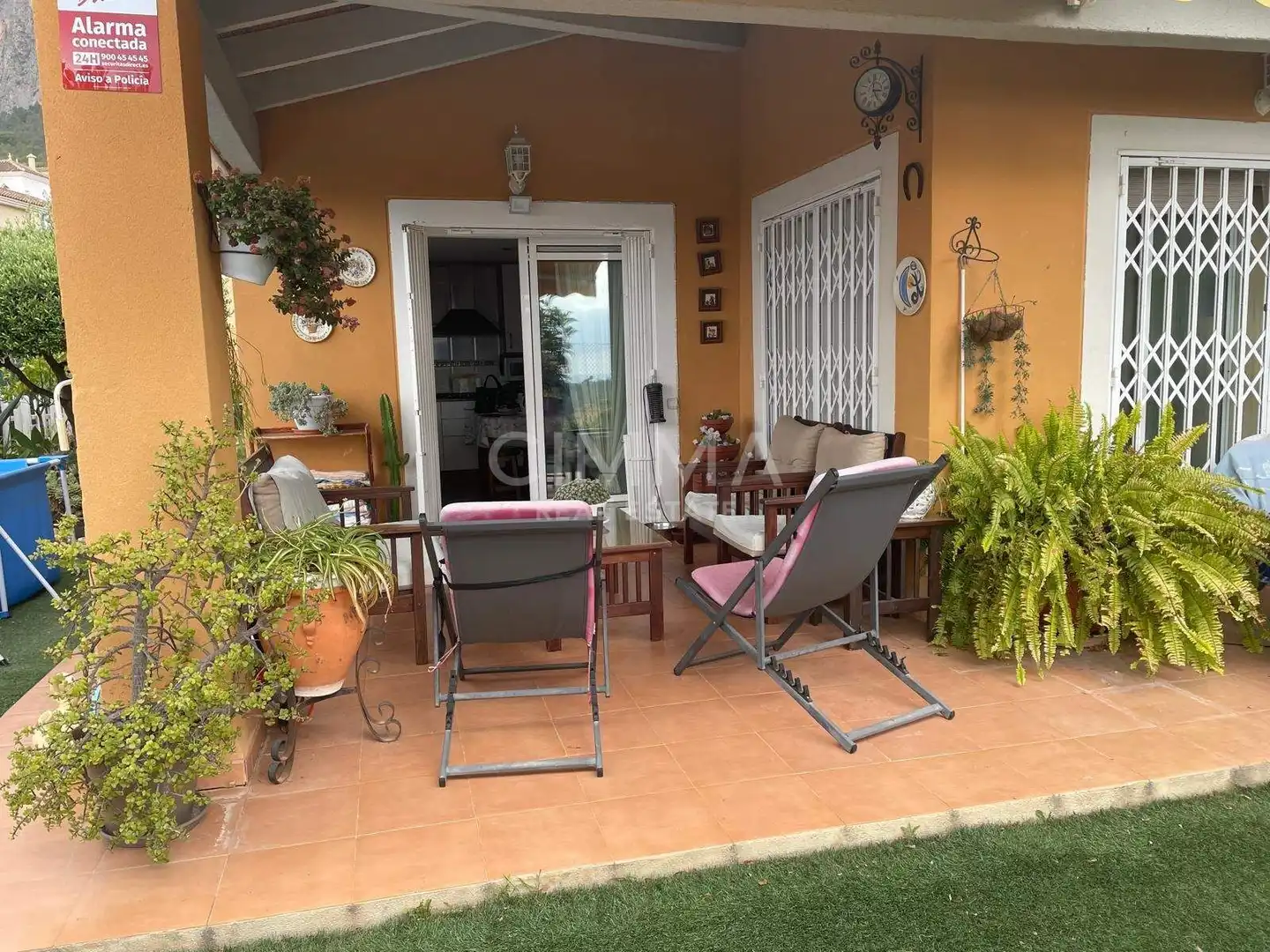Terraza de Casa o chalet en venta en Polop con Jardín privado y Piscina comunitaria