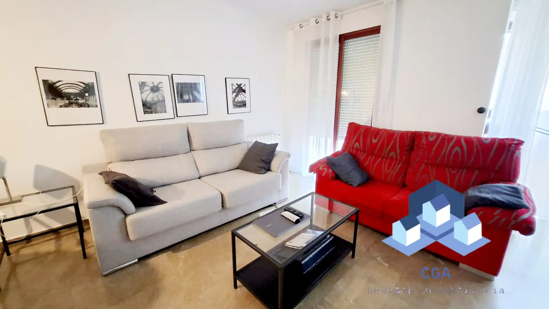 Living room of Flat for sale in Lorca  with Air Conditioner, Heating and Parquet flooring