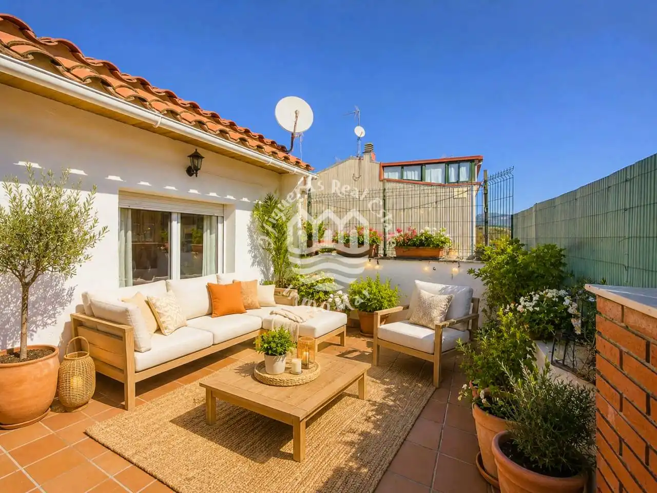 Terrassa de Casa o xalet en venda en Terrassa amb Aire condicionat, Calefacció i Terrassa