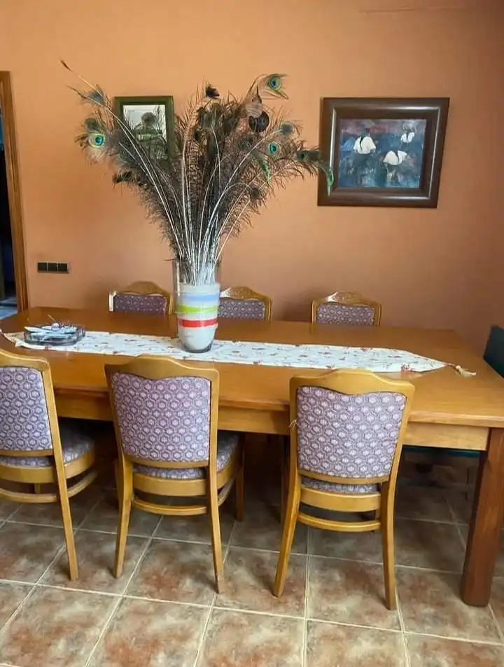 Menjador de Casa o xalet en venda en Flix amb Jardí privat, Terrassa i Traster