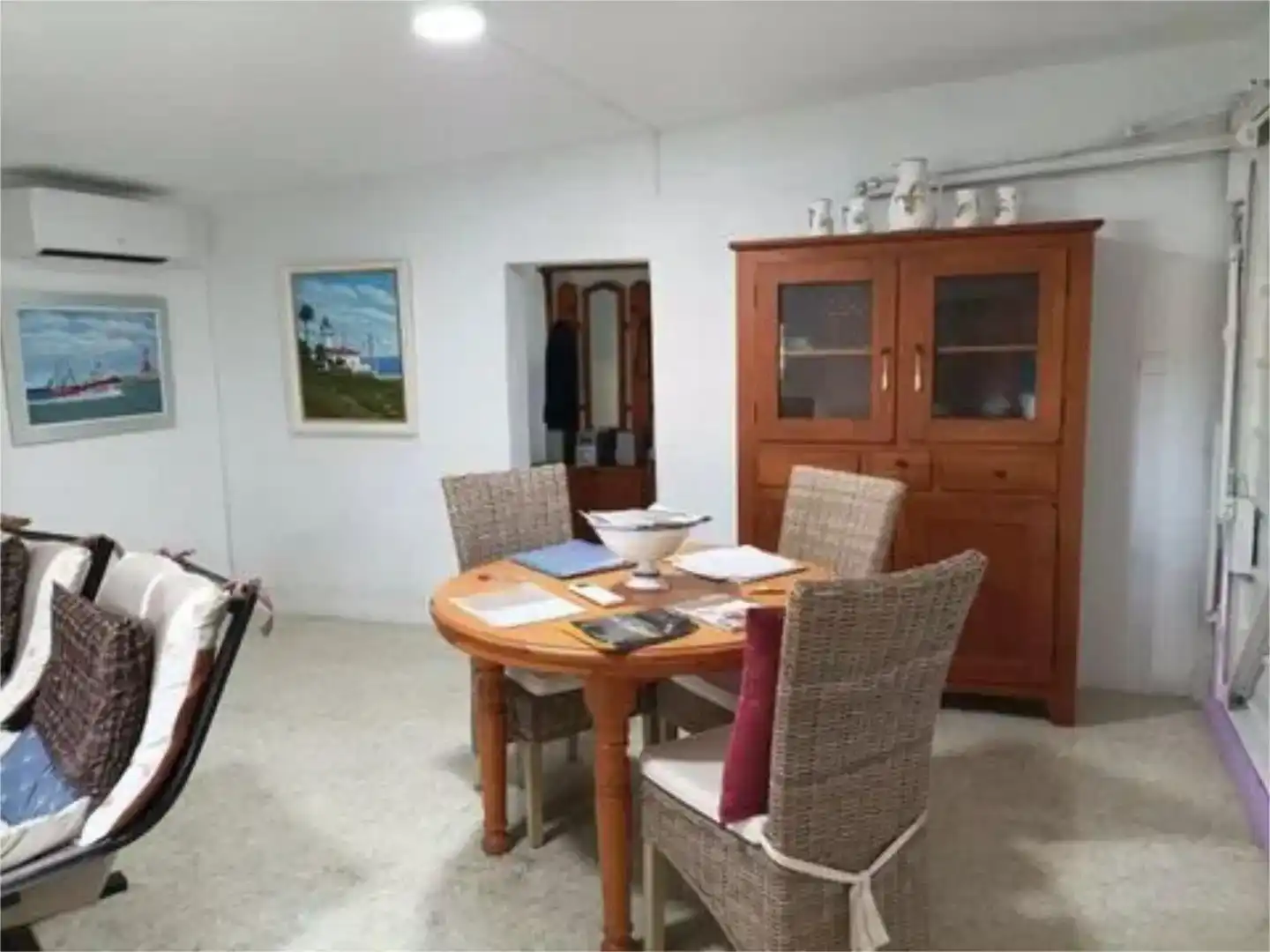 Dining room of Houses for sale in Gilet  with Air Conditioner, Private garden and Storage room