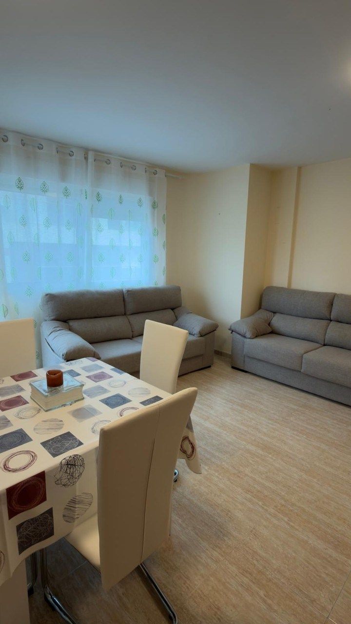 Living room of Flat for rent in Benicarló  with Air Conditioner, Furnished and Balcony