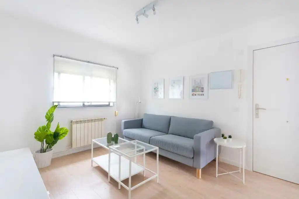 Living room of Flat for sale in Madrid  with Heating and Furnished