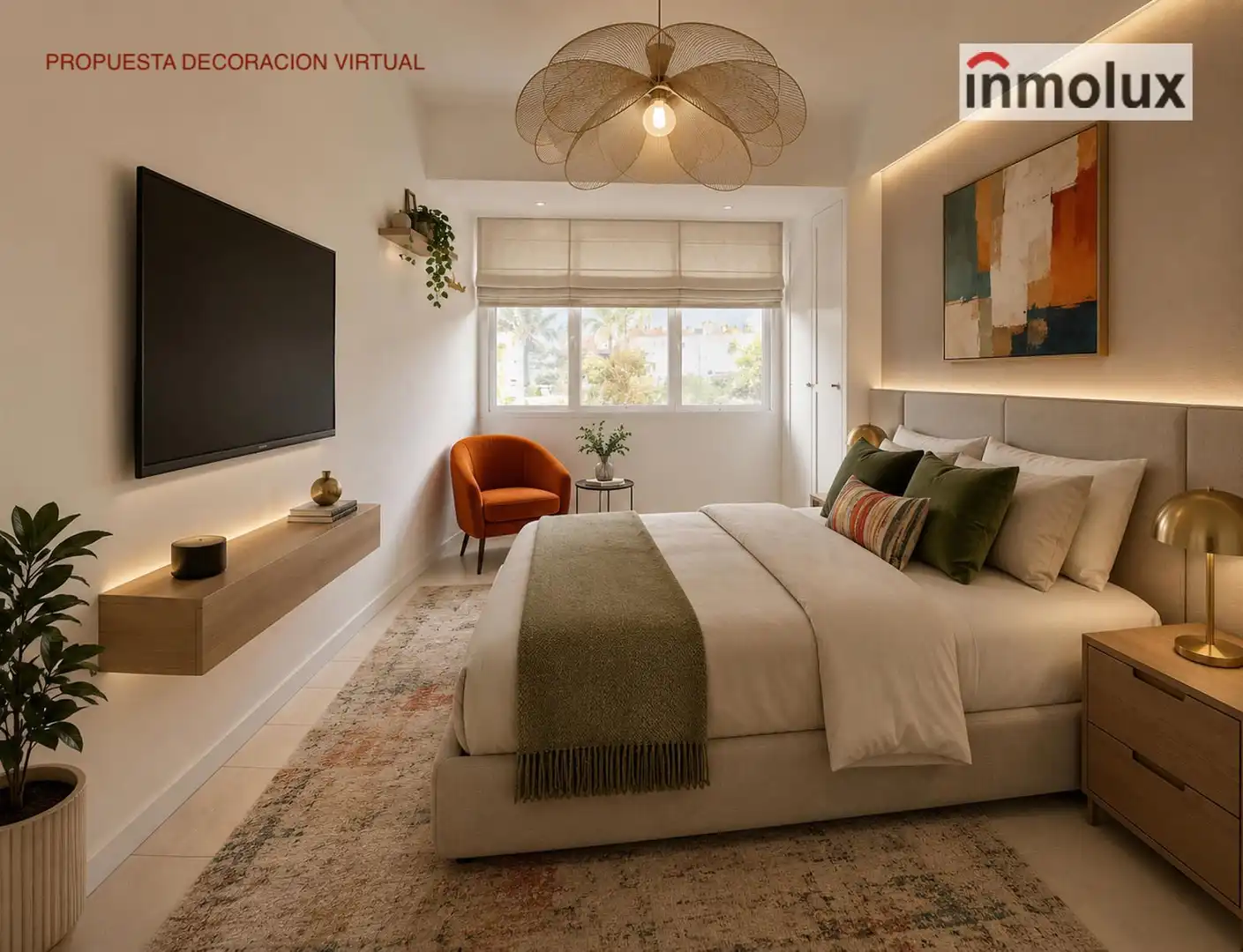 Schlafzimmer von Wohnung zum Verkauf in Alicante / Alacant mit Klimaanlage, Heizung und Terrasse