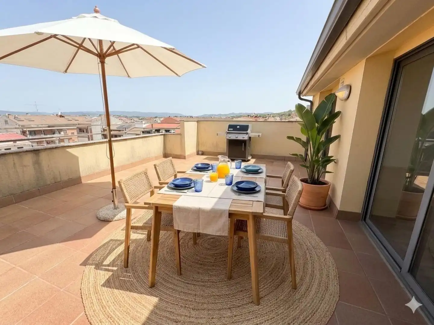Terrasse von Maisonette zum Verkauf in Sant Fruitós de Bages mit Klimaanlage, Heizung und Terrasse