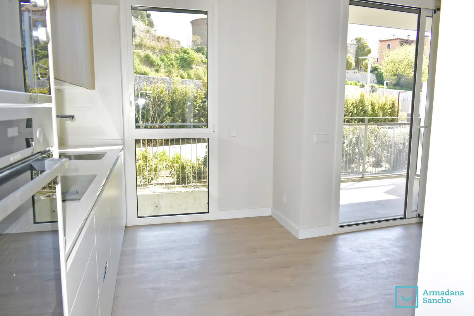 Cocina de Piso de alquiler en Tiana con Terraza