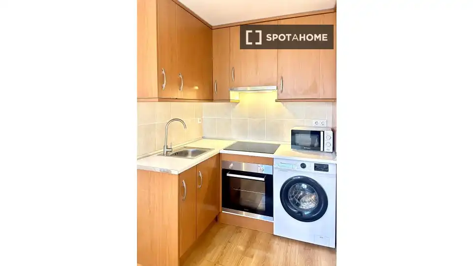 Kitchen of Flat for rent in Madrid  with Air Conditioner, Heating and Furnished