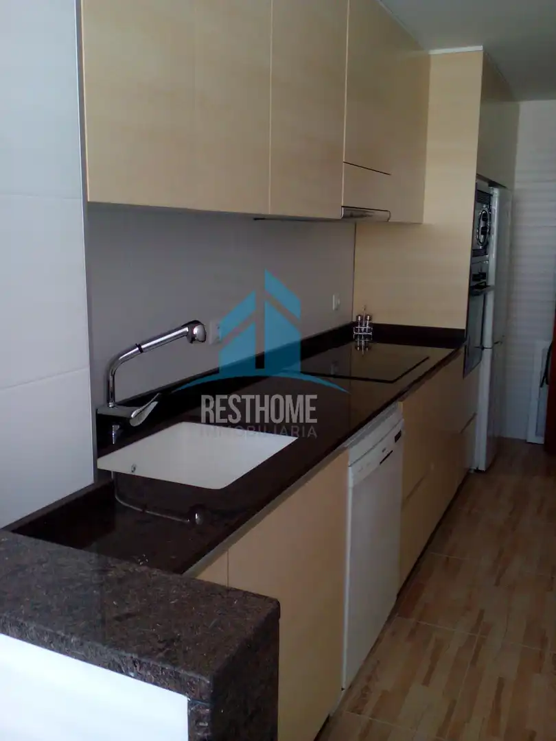 Cocina de Apartamento de alquiler en Cullera con Terraza, Amueblado y Piscina comunitaria