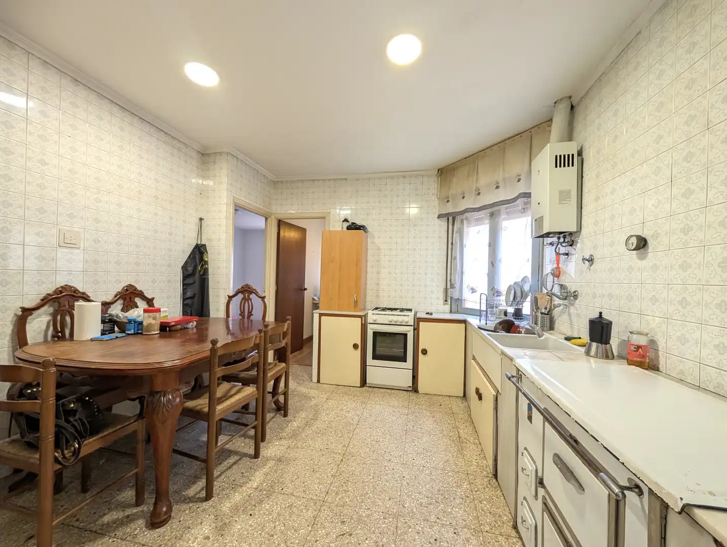 Kitchen of Flat for sale in San Martín del Rey Aurelio  with Heating, Terrace and Storage room