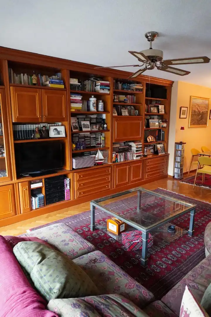 Living room of Flat for sale in Valladolid  with Heating, Parquet flooring and Storage room