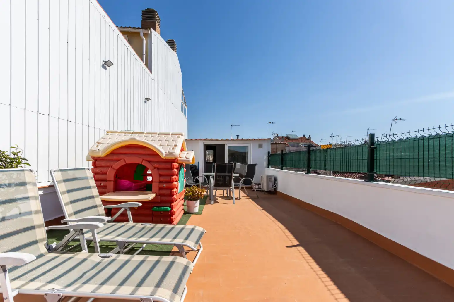 Terrace of Flat for sale in Terrassa  with Heating, Parquet flooring and Terrace