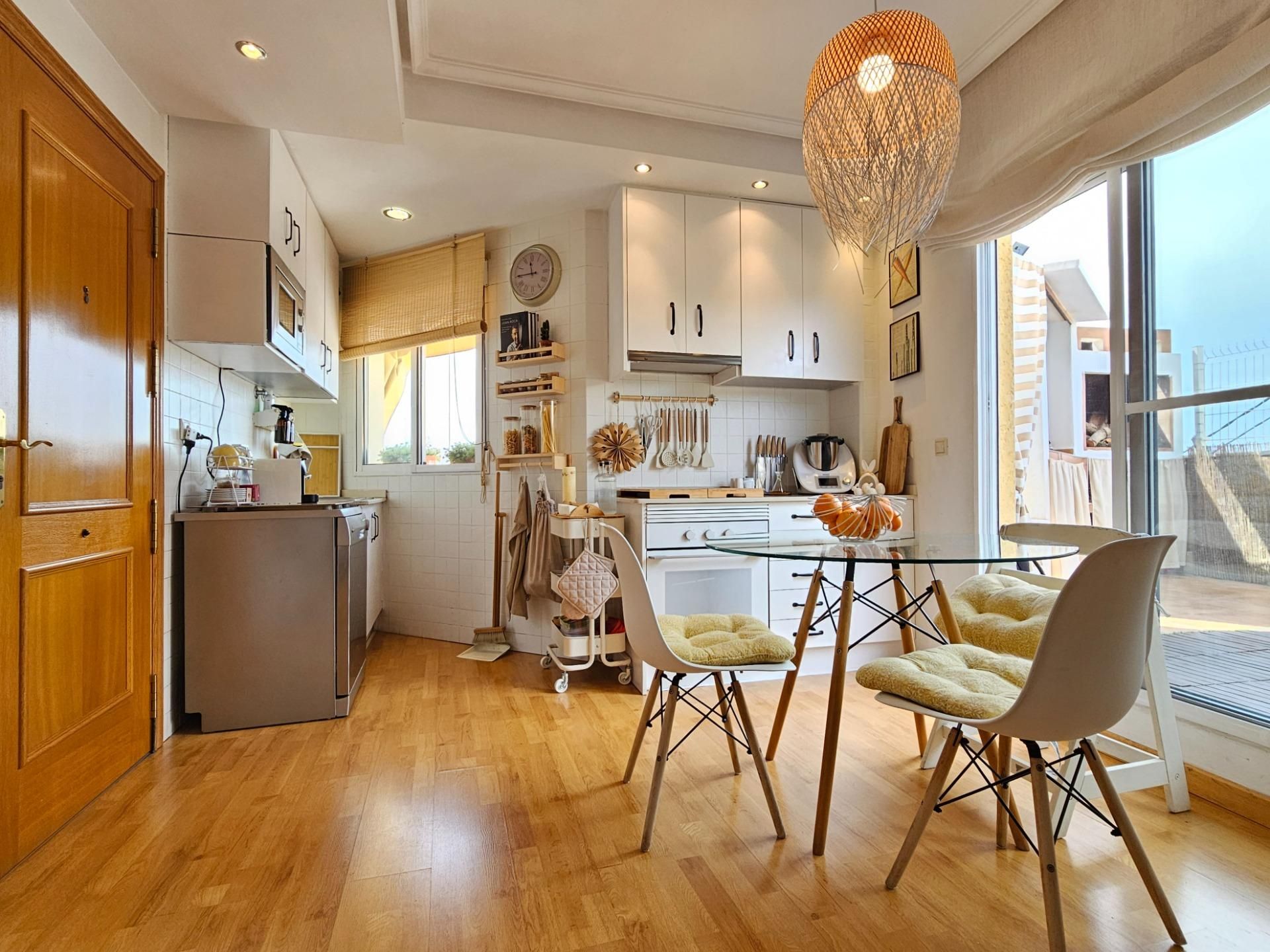 Küche von Dachboden zum verkauf in San Vicente del Raspeig / Sant Vicent del Raspeig mit Klimaanlage, Heizung und Terrasse