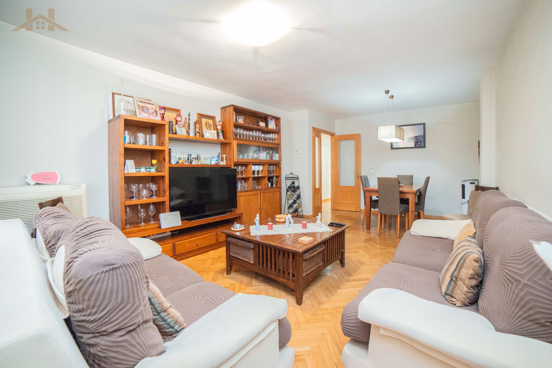 Living room of Flat for sale in Pinto  with Heating, Storage room and Furnished