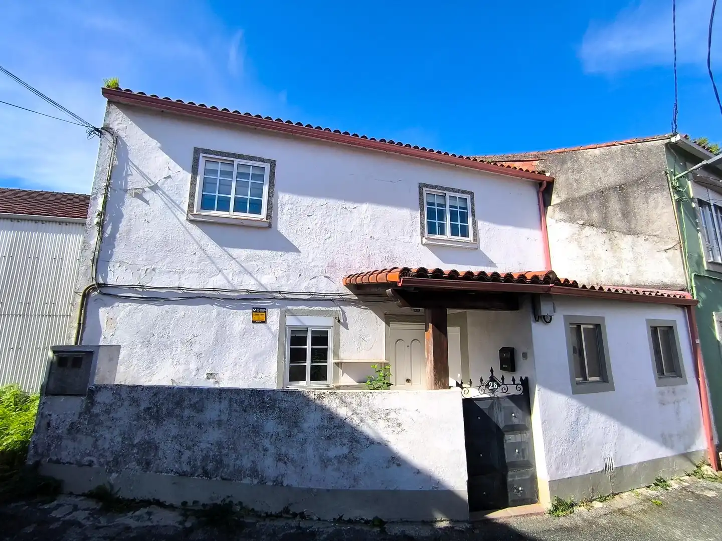 Vista exterior de Casa o chalet en venta en Santiago de Compostela  con Alarma