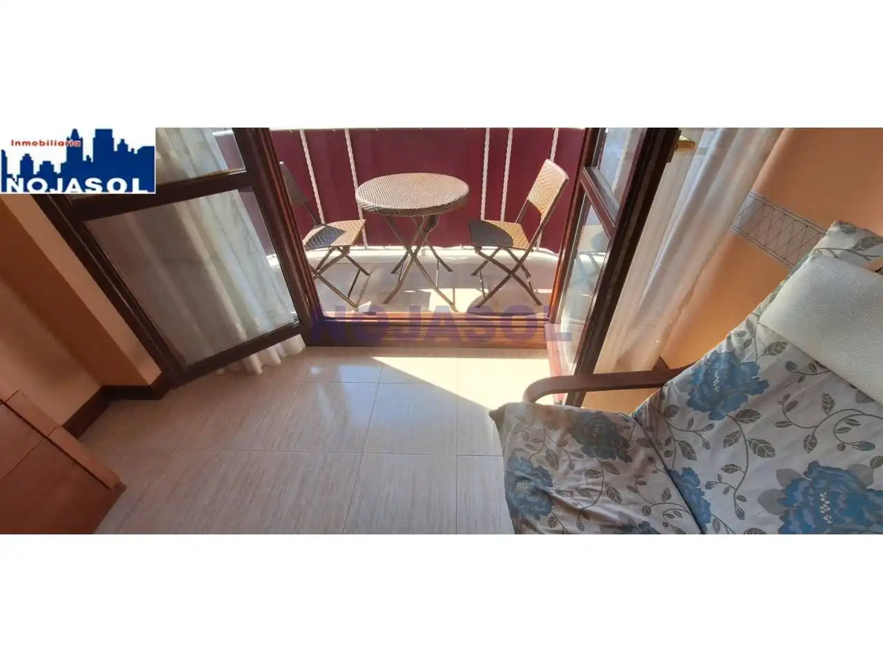 Terraza de Apartamento de alquiler en Noja con Calefacción, Terraza y Amueblado