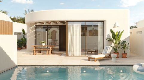 Descubra esta encatadoranbspvilla ,nbspuna pieza única inspirada en la alma mediterránea, donde la arquitectura fluye con curvas s