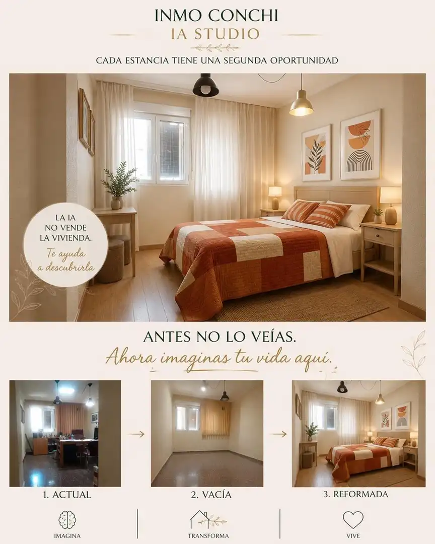 Dormitori de Pis en venda en Murcia amb Aire condicionat, Jardí privat i Balcó
