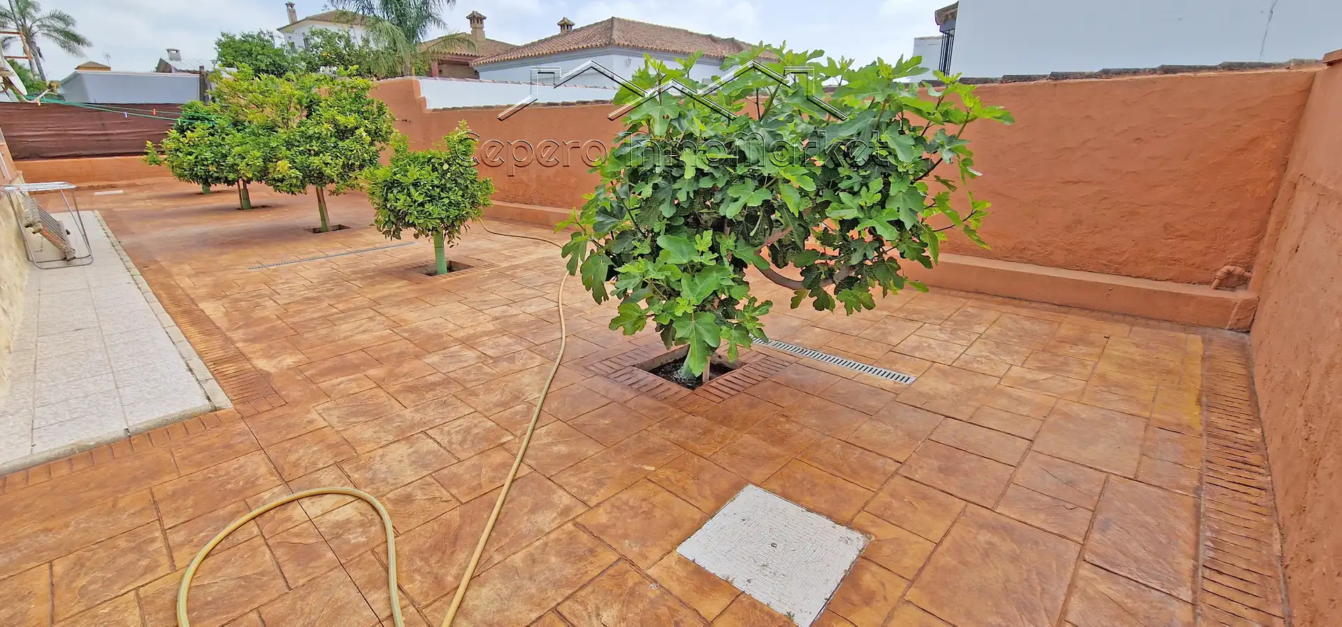 Terrassa de Casa o xalet en venda en El Puerto de Santa María amb Aire condicionat, Jardí privat i Piscina