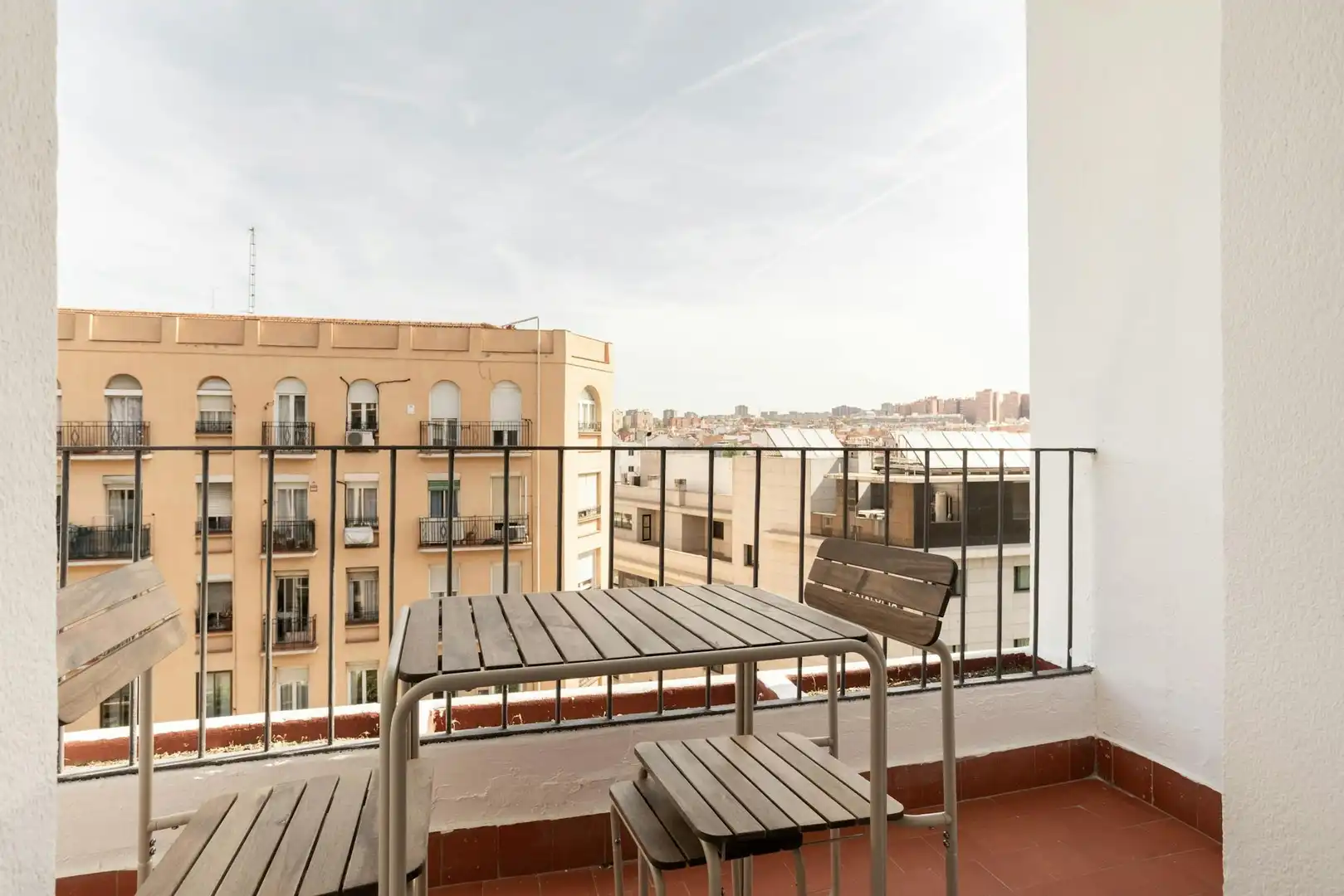 Terrassa de Pis de lloguer en Madrid amb Aire condicionat, Calefacció i Moblat