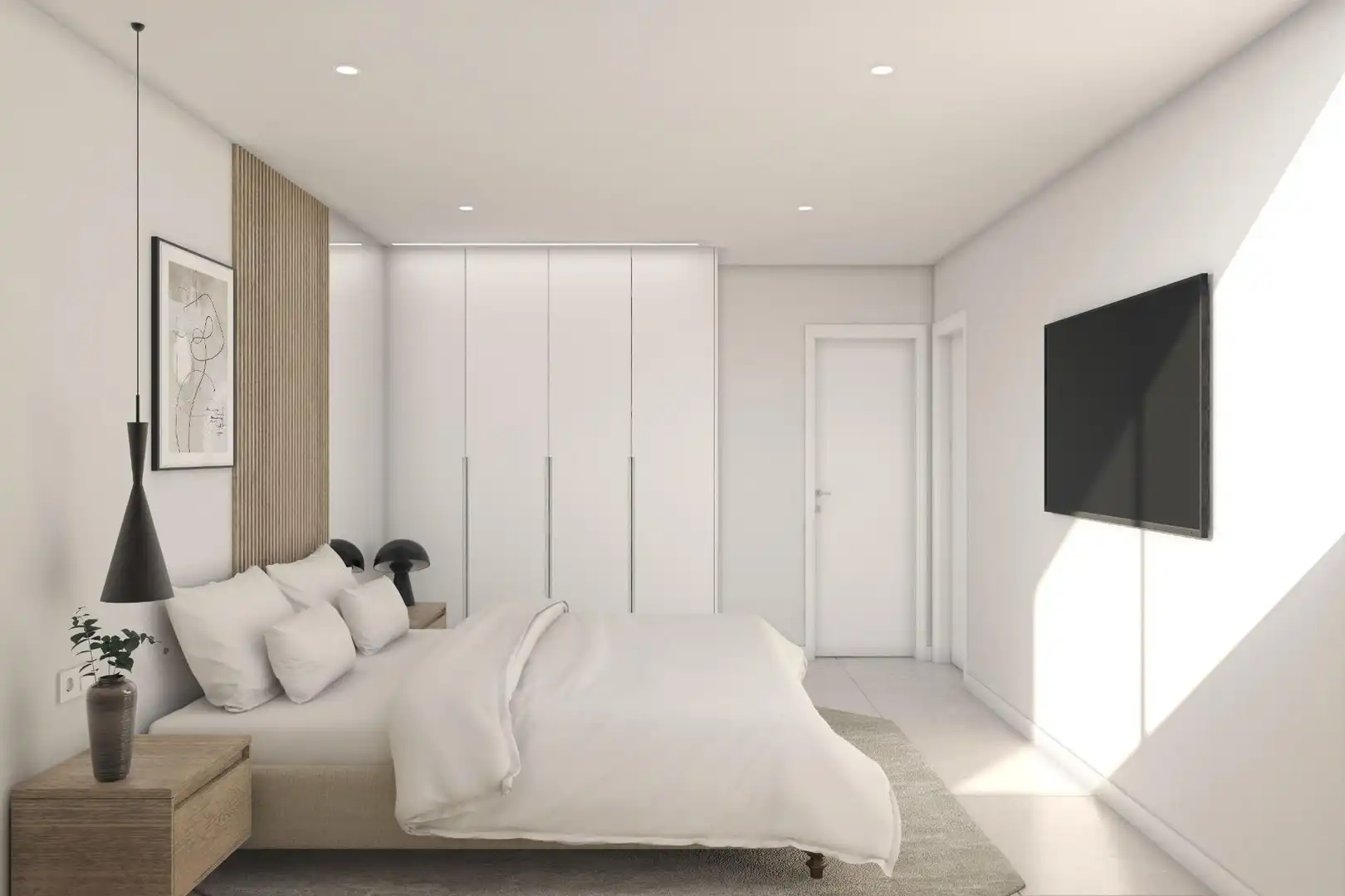 Habitación de Apartamento en venta en Alhama de Murcia con Aire acondicionado, Jardín privado y Terraza