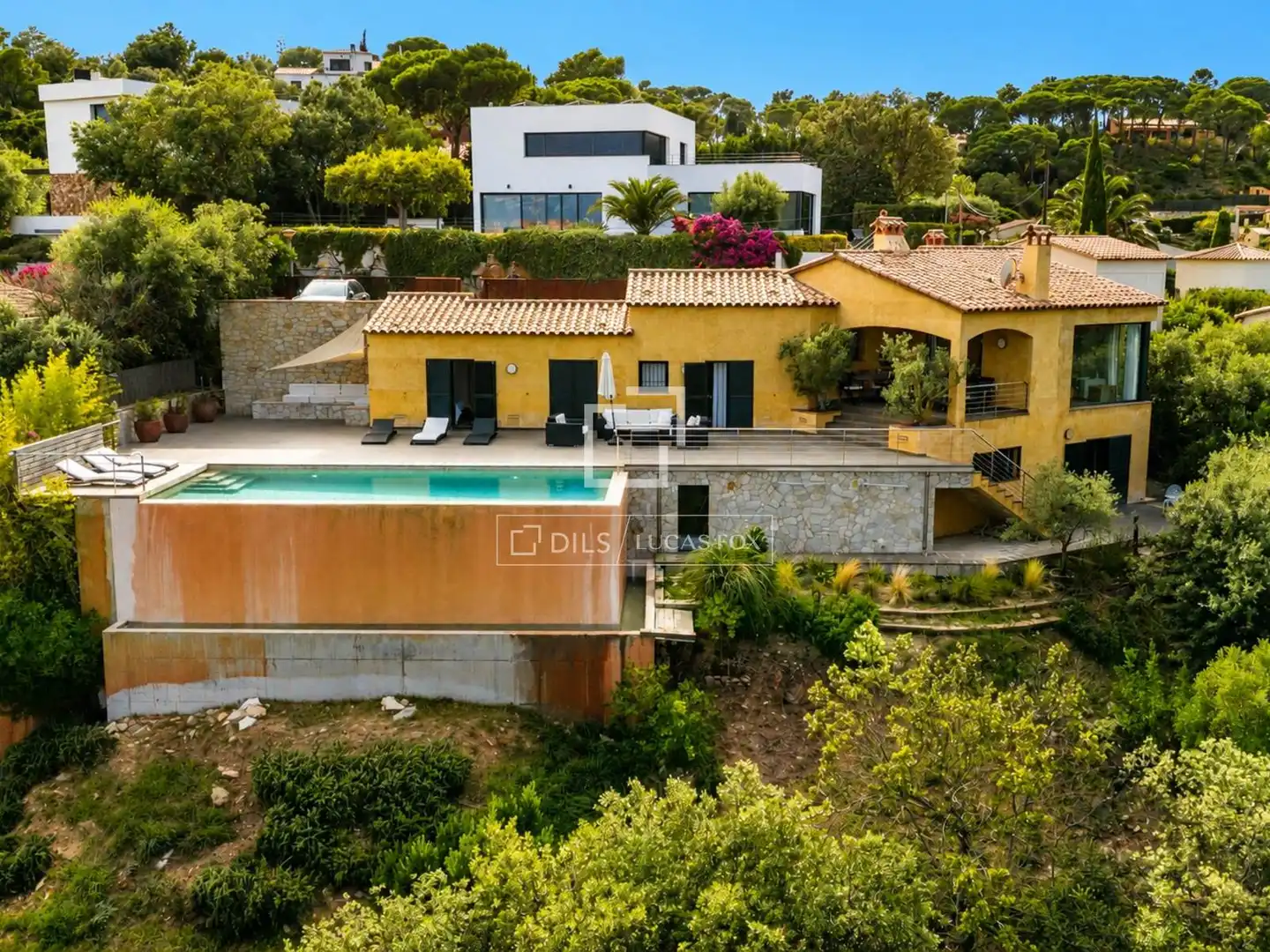 Exterior view of Houses for sale in Begur  with Air Conditioner, Heating and Private garden