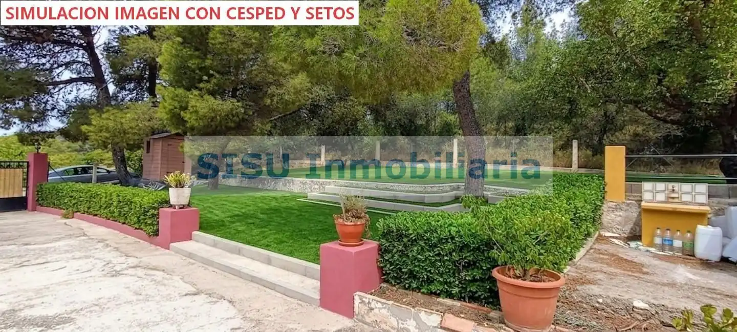 Jardí de Finca rústica en venda en Llíria amb Jardí privat, Terrassa i Piscina