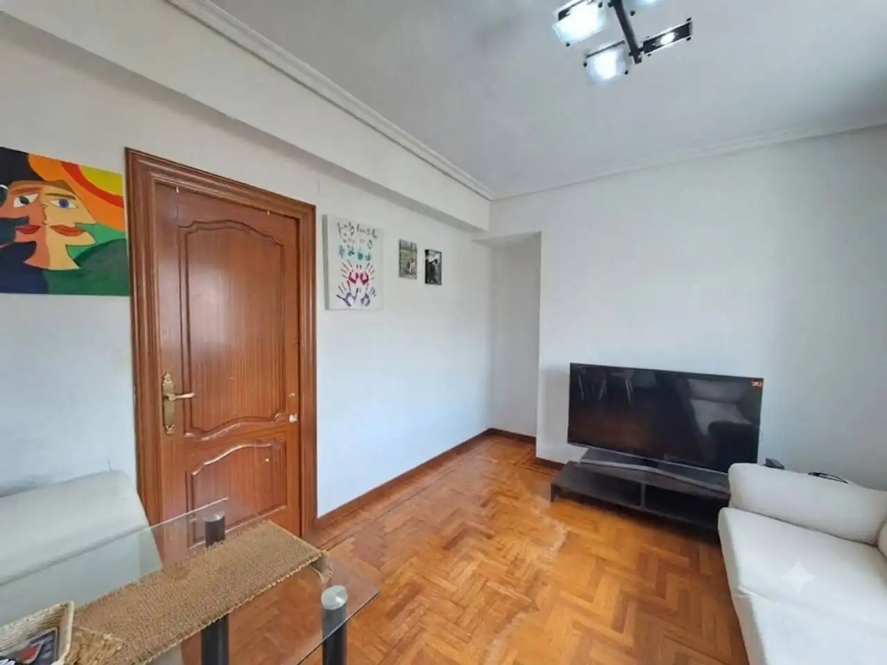 Sala de estar de Piso en venta en Burgos con Calefacción, Parquet y Terraza