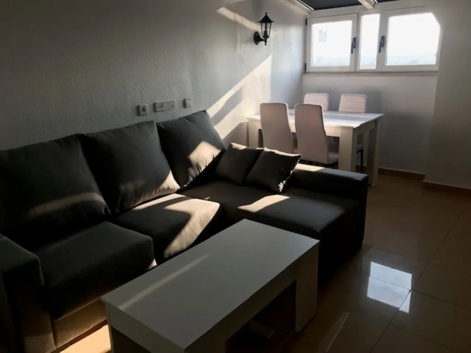 Living room of Apartment to rent in  Murcia Capital  with Air Conditioner, Heating and Storage room