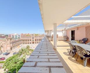 Terrace of Attic to rent in  Valencia Capital  with Air Conditioner, Terrace and Balcony