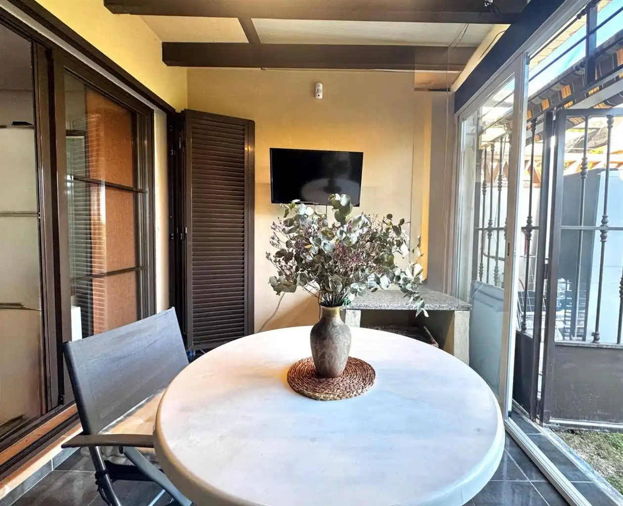 Balcony of Houses for sale in Finestrat  with Air Conditioner, Private garden and Swimming Pool