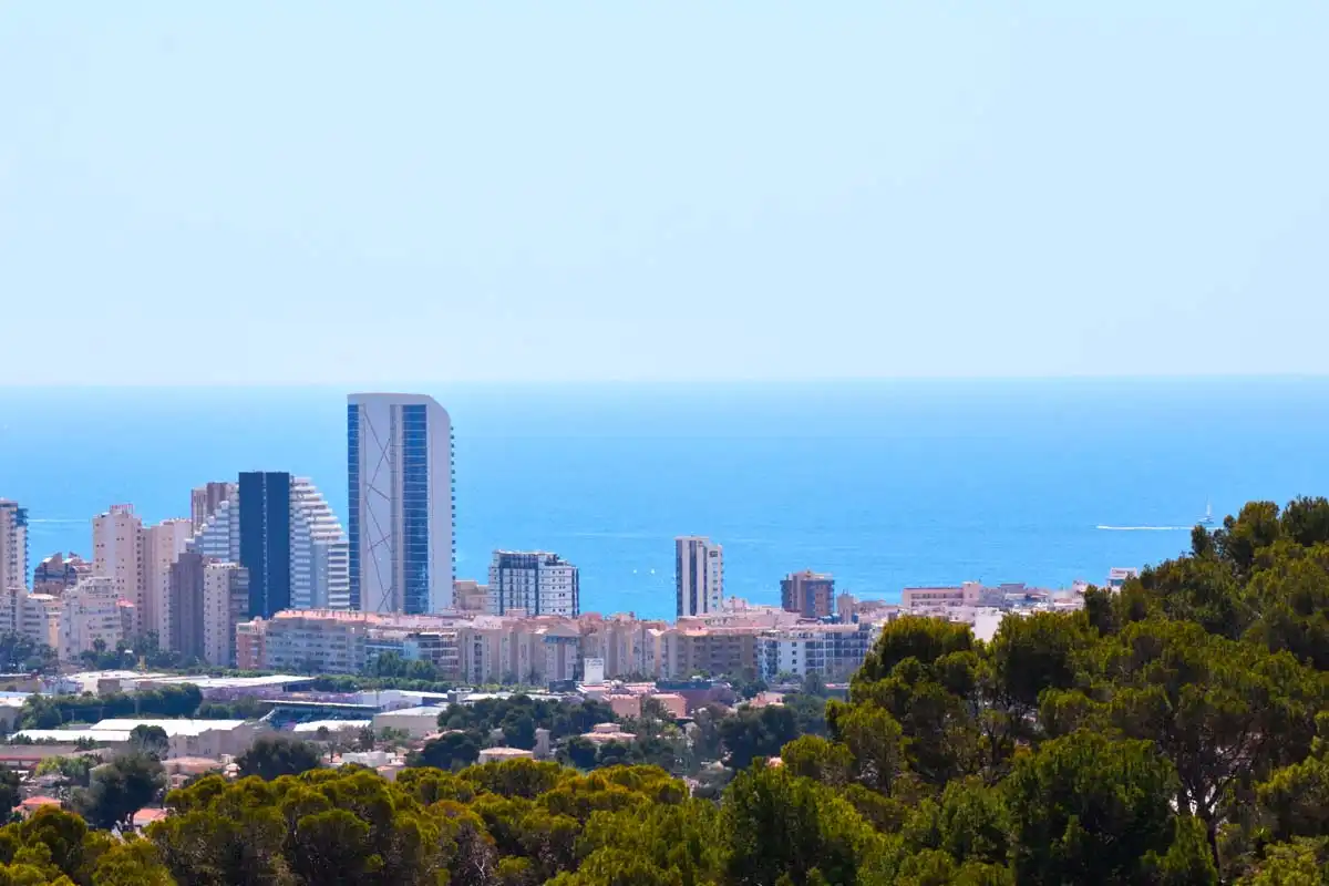 Vista exterior de Casa o chalet en venta en Calpe / Calp con Aire acondicionado, Jardín privado y Terraza