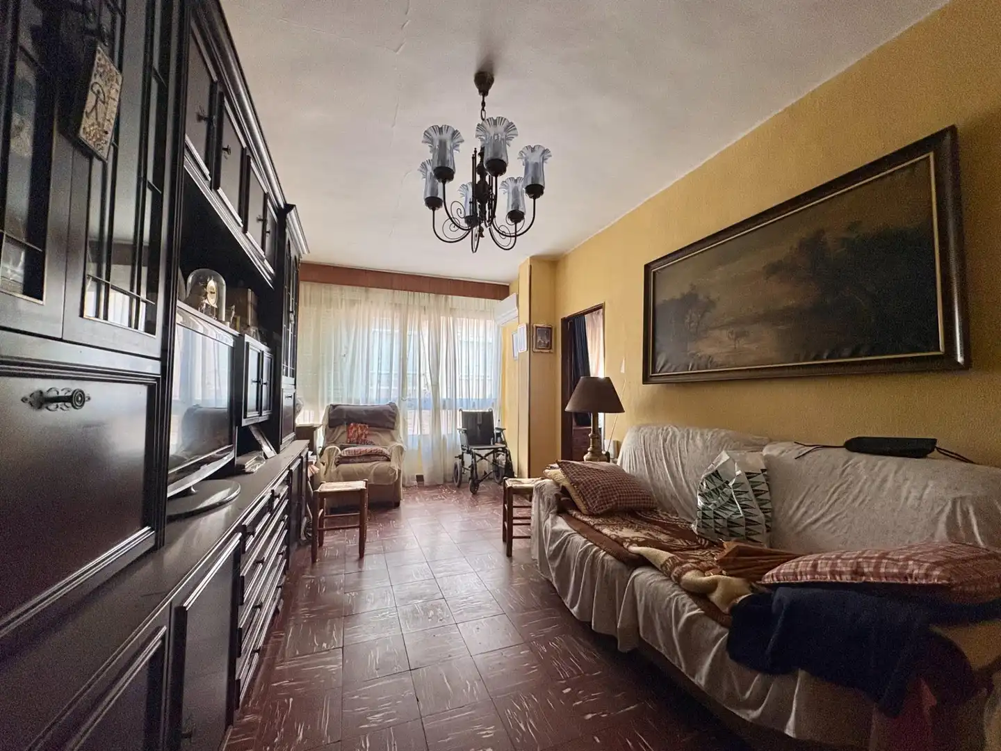 Sala de estar de Piso en venta en Málaga con Aire acondicionado